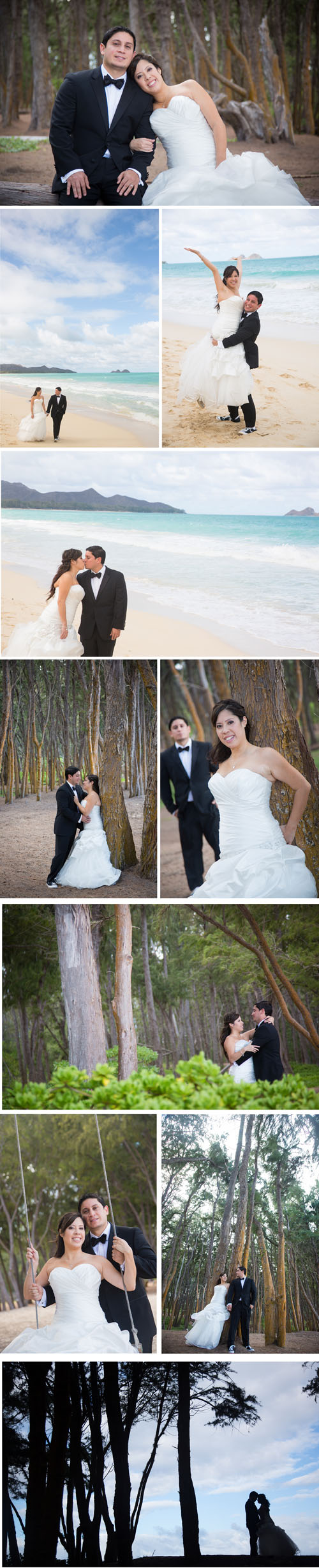 Hawaii Post Wedding Photo Session Photography at Waimanalo by Kai-Photo